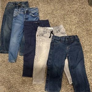 Toddler Blue and Gray Jeans